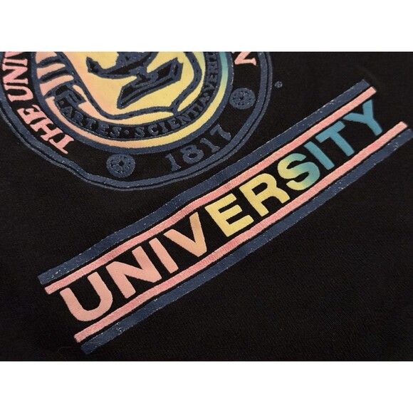 Vintage Tultex University of Michigan Sweatshirt Medium 90s USA Made RARE - Picture 7 of 11